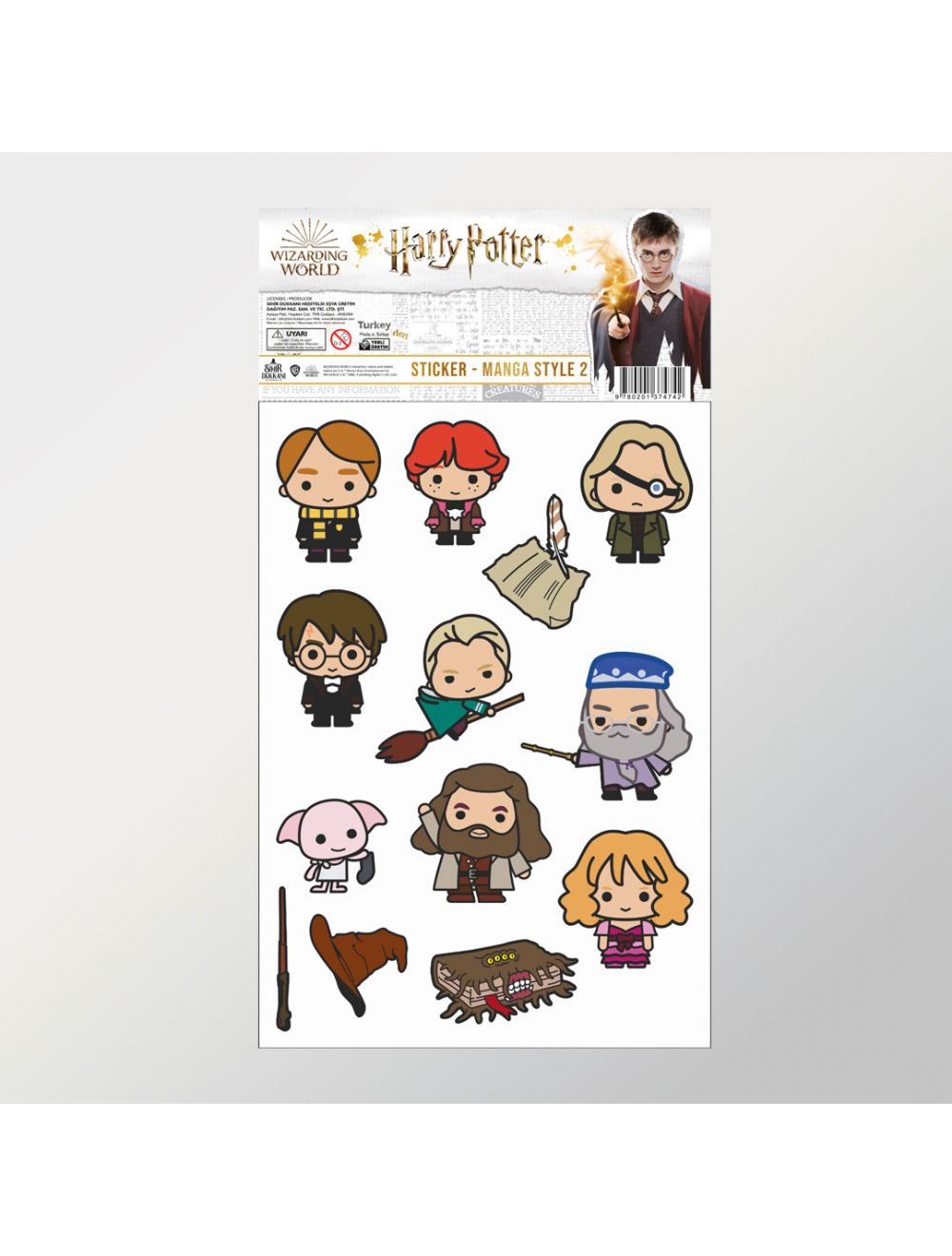 Книги :: Детская и подростковая познавательная литература :: Творчество :: Harry  Potter Sticker - Manga style 2